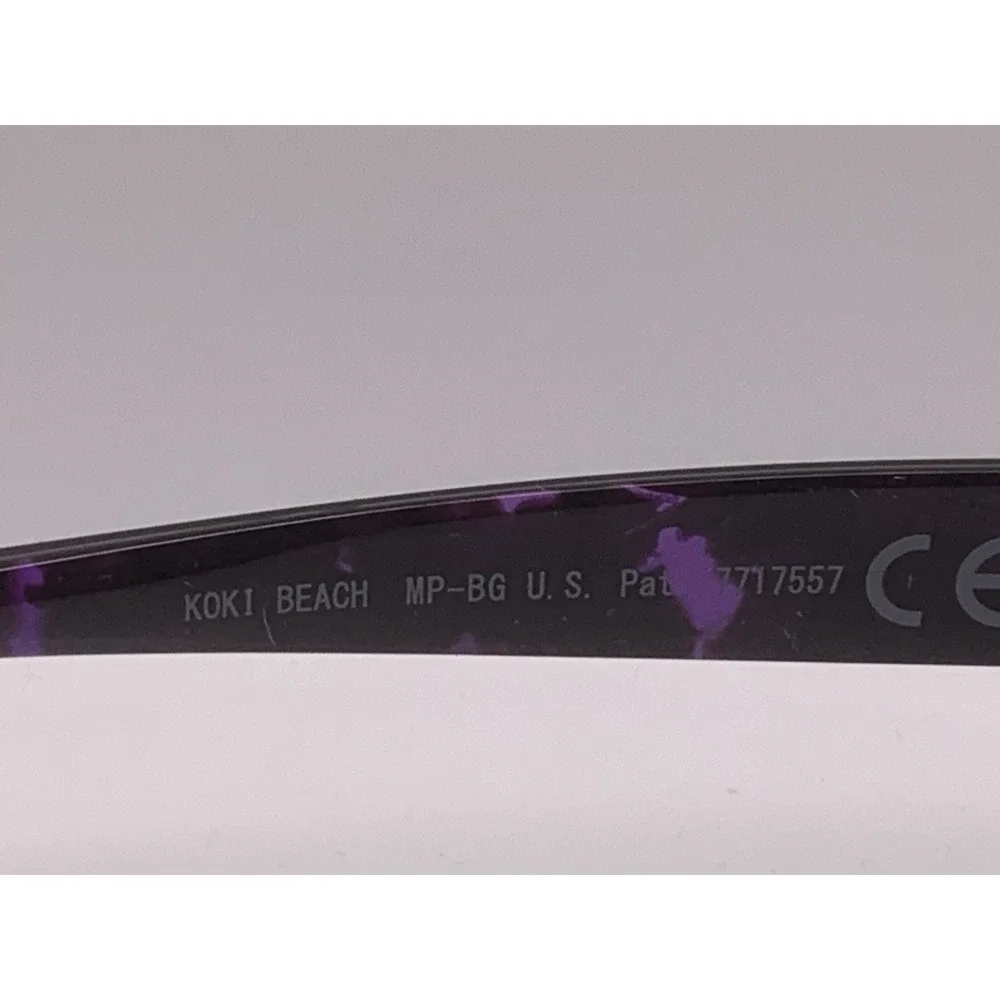 Maui Jim Sunglasses MJ433N-28T KOKI BEACH 56/16-130 Black/Purple Frames Only